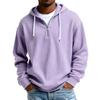 Sudadera con Capucha Pesada de Manga Larga para Hombre, Color Sólido, Holgada, Moderna, Deportiva Casual, Europea y Americana, Nueva