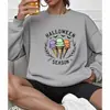 Moletom com Gola Redonda Temático de Halloween Adequado para Plataformas de E-commerce de Exportação Transfronteiriça com Estampa para Venda no Atacado de Peça Única