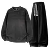 [M-8XL] Conjunto Deportivo Casual Otoño 2026 Tallas Grandes para Hombre, Sudadera Versátil y Pantalones Casuales Modernos para Hombre