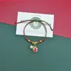 Novo Pulseira de Rena do Papai Noel Quente de Vendas Transfronteiriças Pulseira Luminosa Presente para Melhor Amigo Estudante Joias Atacado Festival