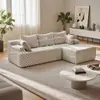 Sofá Multifuncional de Espuma Comprimida con Rayas a Cuadros para Comercio Exterior, Sofá Cama Chaise Longue para Espacios Pequeños, Sofá Cama Modular Perezoso