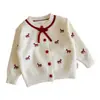Ropa Infantil Transfronteriza Primavera/Otoño 2026 Suéter Abrigo Bordado Little Pony para Niñas Estilo Coreano Cárdigan de Punto Suave para Niños Pequeños