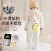 Meia-calça Infantil Outono e Inverno Forrada com Lã Leggings de Desenho Animado para Meninas Lã Fina Escovada Roupa Externa para Bebê Meias Térmicas