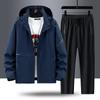 Chaqueta de escalada de montaña, chaqueta de otoño para hombre, traje deportivo de dos piezas para hombre, ropa de Sichuan occidental, chaqueta fina para exteriores para montañismo