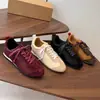 Guangzhou Versión Alta Otoño Nuevo Crin de Caballo Transpirables Zapatos de Entrenamiento Alemanes para Mujer Planos con Cordones Casuales Retro Zapatos Forrest Gump Comercio Exterior Transfronterizo