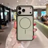 Estojo Magnético para Celular de Venda Quente no Comércio Exterior Adequado para iPhone 17/18 Pro Max, 16 Capa Protetora Anti-Queda com Acabamento Fosco e Toque de Pele