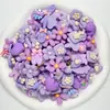 Bolsa mixta al por mayor de accesorios de resina coloridos accesorios hechos a mano diy juego de comida Dibujos animados Versátil mixto voz en vivo