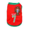 Cachorro Urso Corgi Pet Colete de Malha Roupas de Basquete Gato Exclusivo Transfronteiriço Suprimento Camisas da Copa do Mundo