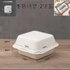 Caixa de Bolo Descartável Estilo Ins Tendência Bento Sobremesa Tiramisu Hambúrguer Pintado à Mão Para Levar Passeio de Primavera Caixa de Piquenique
