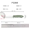 Cuchillo de Camping para Cortar Carne, Cuchillo para Fruta, Navaja Recta de Bolsillo para Aventurero, Cuchillo Exterior Transfronterizo, Navaja de Bolsillo Portátil