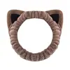Faixa de Cabelo com Orelhas de Gato Fofas Amazon Pulseira à Prova d'Água Faixa de Cabelo Pulseira de Pulso terno Lavar o Rosto Pulseira de Pulso Feminina Aplicar Máscara