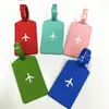 Etiquetas de Bagagem para Avião em PVC, Etiquetas de Identificação de Bagagem de Viagem, Etiquetas de Segurança Anti-Roubo para Bagagem, Etiquetas de Bagagem Personalizadas para Malas de Rodinha