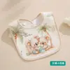 Baberos Impermeables en Forma de U al por Mayor, Baberos Caseros para Bebé, Baberos de Gasa de Algodón Puro Grado A, Toallas de Saliva para Bebés, Dropshipping