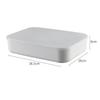 Caja de Almacenamiento a Prueba de Polvo para Escritorio con Tapa, Caja de Almacenamiento para Ropa en Cocina y Hogar, Cesta de Almacenamiento para Cosméticos y Artículos Varios, Almacenamiento de Juguetes