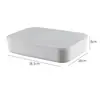 Caja de Almacenamiento con Tapa, Organizador de Escritorio para Cosméticos, Accesorios para el Cabello, Artículos Varios, Caja de Almacenamiento de Plástico, Organizador de Cajones Apilable