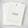 Nossa Fábrica Personaliza Cartolina Branca, Papel Couché e Outras Etiquetas para Roupas, Sapatos e Meias. Etiquetas Personalizadas Podem Ser Adicionadas com Logo, Impressão Colorida, Hot Stamping e Relevo