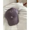 Nueva Gorra de Béisbol de Pana Estilo Retro Americano para Mujer de Principios de Otoño, Gorra de Béisbol Versátil Coreana para Hombre con Corona Profunda y Visera Curva, Hace que la Cara Parezca Más Pequeña