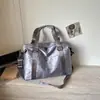 Bolsa de viaje para mujer, gran capacidad, bolsa de equipaje de mano, adecuada para viajes de negocios y desplazamientos diarios, bolsa de mano para guardar ropa, bolsa de mano para viajes cortos, moderna