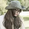 Sombrero de Viaje de Verano, Sombrero para el Sol, Ala Ancha, Protección UV, Sombrero de Pescador, Ocio al Aire Libre, Senderismo y Montañismo