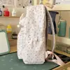 Mochila Fresca y Sencilla Estilo Coreano para Estudiantes Universitarias, Mochila Sencilla y Elegante, Mochila Ligera y de Gran Capacidad para Estudiantes de Preparatoria