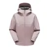 Chaqueta Softshell Personalizada con Forro de Polar, Abrigo Deportivo Trendy Estilo Montaña para Exteriores, Cortavientos e Impermeable Ropa para Acampar, Team Building, Montañismo