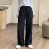 26 Nuevos Pantalones Casuales de Otoño Temprano Grises para Mujer, Adelgazantes, de Cintura Alta, Pierna Ancha, Pierna Recta, Pantalones Largos