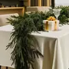 Fábrica de origem natal rattan simulação agulha de pinho natal decoração guirlanda decoração natalina transfronteiriça