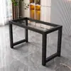 Soportes para patas de mesa, estructura de mesa de hierro forjado, patas metálicas soldadas y pintadas a medida para mesa de comedor, patas para escritorio de oficina, mesa de centro y barra de bar de hierro forjado