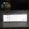 Suporte de Exibição de Adesivo de Nome Transparente Slot para Cartão de Etiqueta de Nome do Produto Slot para Etiqueta de Preço do Item Etiqueta de Preço do Item Descrição do Item
