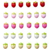 Joyas de Arte para Uñas de Dibujos Animados de Fresas de Verano Accesorios de Uñas de Frutas Artificiales Pegamento en Crema Accesorios para Fundas de Teléfono Móvil Horquillas