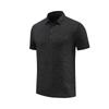 Polo deportivo informal de negocios de alta gama con solapa de color sólido de seda de hielo transpirable, ropa de trabajo para equipo empresarial, camiseta de manga corta