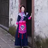 Fantasia Adulto Maonan Fantasia de Performance Feminina Chapéu de Flor de Bambu Traje Tradicional da Minoria de Guangxi Filmagem Turística Performance Étnica