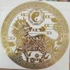 Pegatinas para puerta Funcionarios celestiales bendicen el dinero de los cinco emperadores Pegatinas de bestia calabaza valiente Kirin Pegatinas para puerta a puerta chismes Pegatinas de metal Pegatinas para teléfono móvil