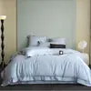 Atacado transfronteiriço 60 algodão de fibra longa conjunto de quatro peças de algodão novo produto lençóis de cama capa de edredom luxo leve roupa de cama primavera e verão