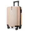 Maleta con Gancho de Moda 20 pulgadas Ligera de Cabina Carrito Moderno con Candado de Combinación Caja de Regalo Maleta de Viaje para Adultos