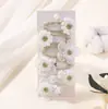 Amazon Girl Set de Pasadores de Margarita Fresca Accesorios para el Cabello de Flores Pinza para Flequillo Lindo Pasador de Tela Hecho a Mano 3684