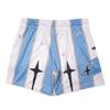 Pantalones Cortos Deportivos, Pantalones Cortos de Playa de Verano, Material de Malla, Transpirables y Absorbentes del Sudor, Pantalones Cortos de Fitness para Baloncesto de Corte Holgado, Pantalones Cortos de Playa de Malla