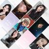 Gidle Zhao Rusi diecisiete Ju Jing Yi Cheng Yi Wang Yuan Estrellas Alrededor Álbum de tarjetas pequeñas autoimpreso Tarjeta láser
