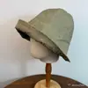 Chapéu de Pescador com Aba Larga Que Faz o Rosto Parecer Menor, Chapéu Balde Artístico Estilo Japonês, Chapéu de Sol com Proteção UV, Chapéu Versátil e de Alta Qualidade para Mulheres