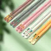 Palillos en Varios Estilos Venta al por Mayor Directo del Fabricante Palillos de Aleación Estilo Chino Palillos de Mesa Diez Colores Palillos para Uñas