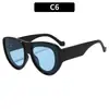 Moda Europea y Americana Gafas de Sol Oversize Unisex Protección Solar para Exteriores Personalidad Gafas de Sol Hip Hop Gafas de Sol Tipo Aviador