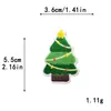 Parches Bordados Navideños Bordado por Computadora Papá Noel Hombre de Jengibre Ropa Pantalones Parches Hechos a Mano DIY