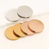 Moeda comemorativa de aço inoxidável dourado, 32 mm de diâmetro * 3 mm de espessura, superfície lisa, pode ser gravada a laser com logotipo, gravação DIY, moeda de decisão não porosa