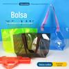Spot plus logotipo laser PVC bolsa de compras loja de roupas bolsa de compras atividade companheiro presente pacote de publicidade