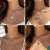 Joyería Europea y Americana Simple y de Moda Lágrimas de Sirena Collar Elástico Invisible Exquisito Collar Versátil Exportación al por Mayor