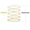 Pulseira transfronteiriça europeia e americana popular na Amazon, conjunto de pulseiras da moda com cinco peças, pulseira de corrente de metal personalizada para atacado