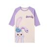 Camisón de niña de algodón de verano, nuevo camisón infantil transpirable de manga larga para tallas medianas y grandes, ropa de casa para niña, camisón bonito