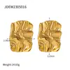 Jieding Joyería europea y americana de acero de titanio que no se decolora Pendientes de acero inoxidable para mujer Lujo ligero Gama alta Nicho Accesorios de alta gama Conjunto