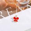Colgante Doble Mariposa Pequeña Incrustada de Circonita Transfronterizo Colgante de Vidrio Conector de Pulsera DIY Pendiente Corona de Pelo Borla Material