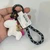 Colgante llavero de cuero Año del Caballo, un práctico regalo de Año Nuevo con temática de caballo zodiacal, un amuleto de la suerte y una correa para teléfono de aleación de zinc